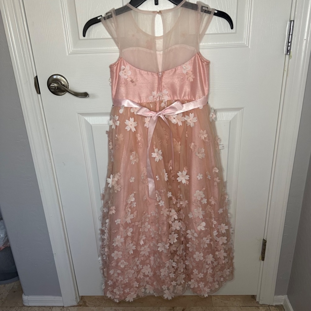 Chantilly place Size 6 girl formal gown. Wedding dress. kids dress - Picture 7 of 12